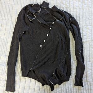 All Saints Funky Black Sweater
